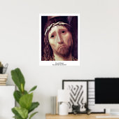 Poster Face Du Christ Par Antonello Da Messina (Bureau à domicile)