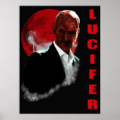Poster Face du diable de Lucifer (Devant)