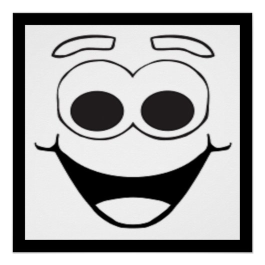 POSTER FACE HEUREUSE (Devant)