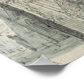 Poster Face ouest de la cathédrale de Strasbourg (Coin)