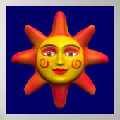 Poster Face solaire (Devant)