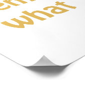 Poster Faces amusantes 40e anniversaire (Coin)