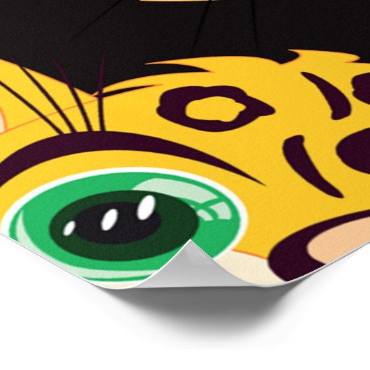 Poster Faces de chat (Coin)