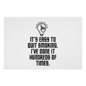 Poster Facile d'arrêter de fumer (Devant)