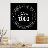 Poster Facile de remplacement de logo et de texte personn (Cuisine)