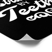 Poster Facilement Distrait Par Dents Dentiste Dentaire (Coin)