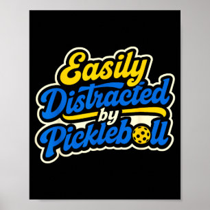 Poster Facilement distrait par le joueur de loisirs de sp