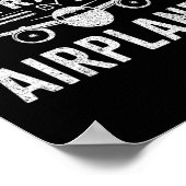 Poster Facilement Distrait Par Les Avions Dans Funny Avia (Coin)