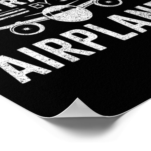 Poster Facilement Distrait Par Les Avions Dans Funny Avia (Coin)