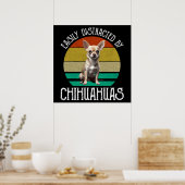 Poster Facilement Distrait Par Les Chihuahuas (Cuisine)