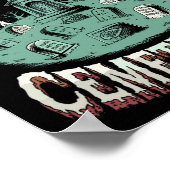 Poster Facilement Distrait Par Les Cimetières Funérailles (Coin)