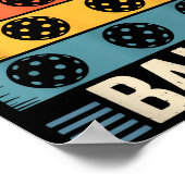 Poster Facilement distrait par pickleball (Coin)