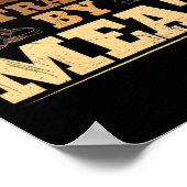 Poster Facilement Distrait Par Viande Drôle Barbecue (Coin)