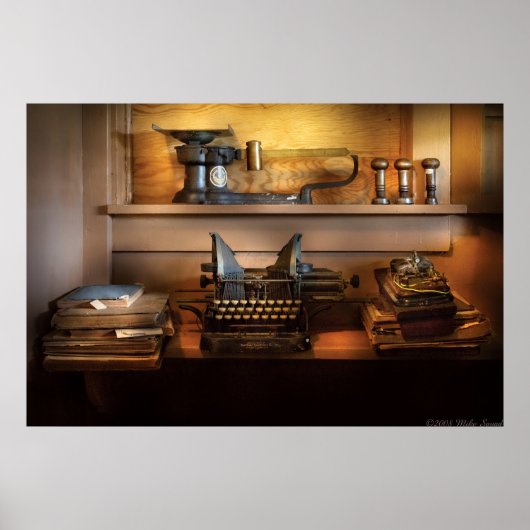 Poster Facteur - Au bureau de poste (Devant)