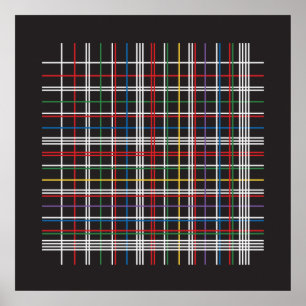 Poster Facteurs principaux - Lattice de table de multipli