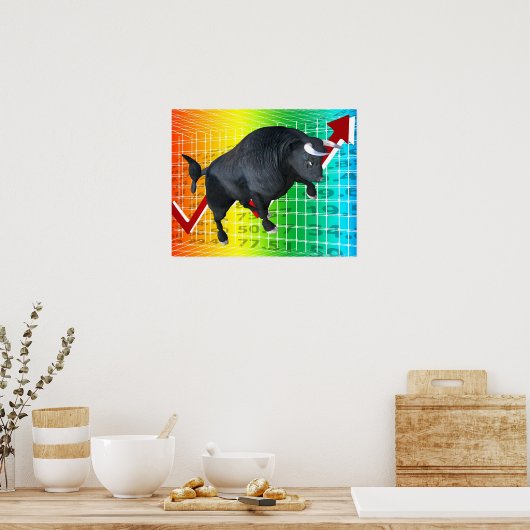 Poster Facturation du marché Bull (Cuisine)