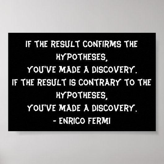 Poster Fade a Discovery Science Experiment (Devant)