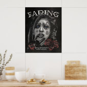 Poster Fading - Conception de streetwear gothique (Cuisine)
