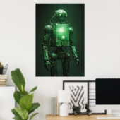 Poster Fading Sentinel : Un robot brisé (Bureau à domicile)