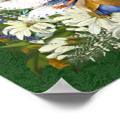 Poster Fae bleu marguerite (Coin)