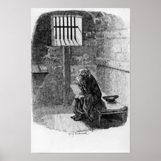 Poster Fagin dans la cellule condamnée (Devant)