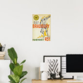 Poster Fahrenheit 451 Ray Bradbury (Bureau à domicile)