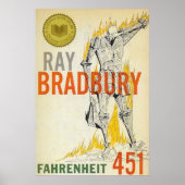 Poster Fahrenheit 451 Ray Bradbury (Devant)