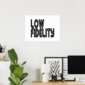 Poster Faible fidélité (Bureau à domicile)