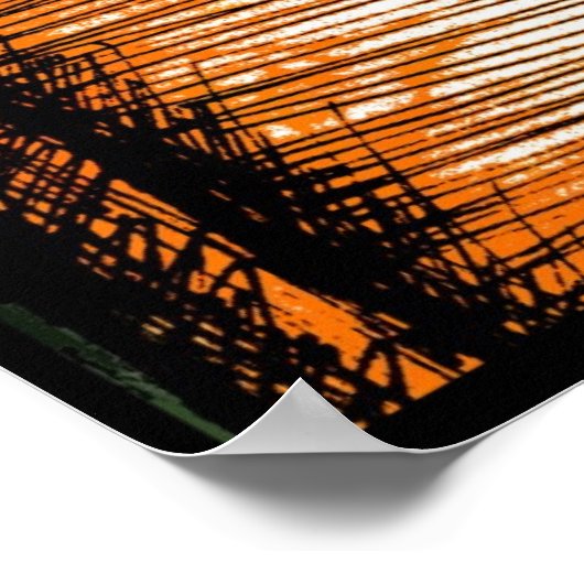 Poster faible impact sonore - Customisé (Coin)