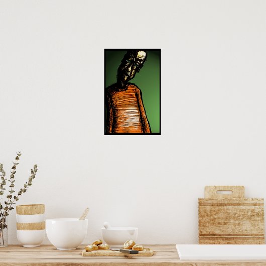 Poster faible impact sonore - Customisé (Cuisine)