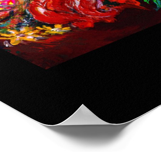 POSTER FAILLES DE FLEURS DANS LE NIGNT (Coin)