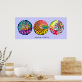POSTER FAILLES DE FLEURS MAGIQUES (Cuisine)
