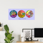 POSTER FAILLES DE FLEURS MAGIQUES (Bureau à domicile)