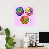 POSTER FAILLES DE FLEURS MAGIQUES (Bureau à domicile)