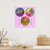 POSTER FAILLES DE FLEURS MAGIQUES (Cuisine)