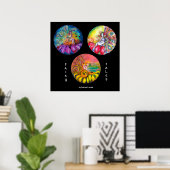 POSTER FAILLES DE FLEURS MAGIQUES (Bureau à domicile)