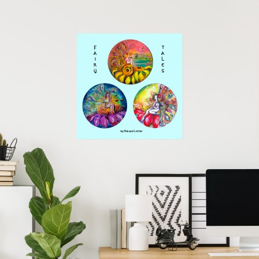 POSTER FAILLES DE FLEURS MAGIQUES (Bureau à domicile)