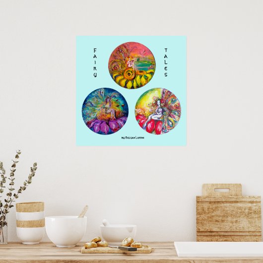 POSTER FAILLES DE FLEURS MAGIQUES (Cuisine)