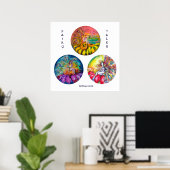 POSTER FAILLES DE FLEURS MAGIQUES (Bureau à domicile)