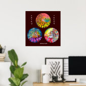 POSTER FAILLES DE FLEURS MAGIQUES (Bureau à domicile)