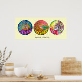 POSTER FAILLES DE FLEURS MAGIQUES (Cuisine)