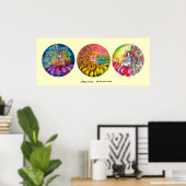 POSTER FAILLES DE FLEURS MAGIQUES (Bureau à domicile)