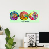 POSTER FAILLES DE FLEURS MAGIQUES (Bureau à domicile)