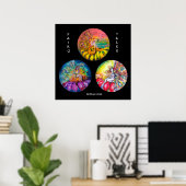 POSTER FAILLES DE FLEURS MAGIQUES (Bureau à domicile)