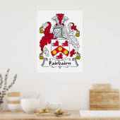 Poster Fairbairn Family Crest (Cuisine)