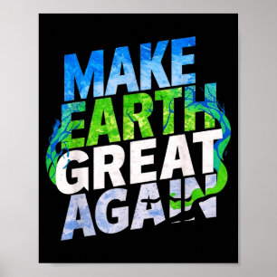 Poster Faire à nouveau grande la Terre T-shirt Enfants, F