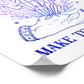 Poster Faire aujourd'hui Magique Céleste (Coin)