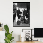 Poster Faire bouger l'ancienne manière (Bureau à domicile)