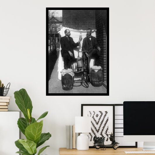 Poster Faire bouger l'ancienne manière (Bureau à domicile)