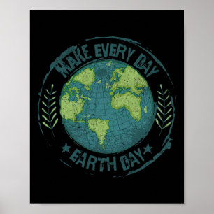 Poster Faire chaque jour Jour des terres De l'environneme